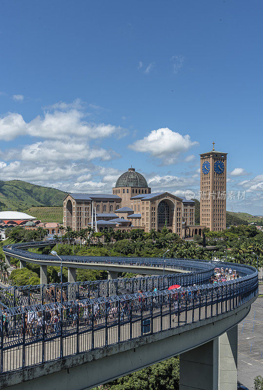 aparerecida do north, aparerecida do north, aparerecida圣母大教堂鸟瞰图，aparerecida, aparerecida do north, aparerecida，巴西圣保罗- Basílica de Nossa Senhora aparerecida